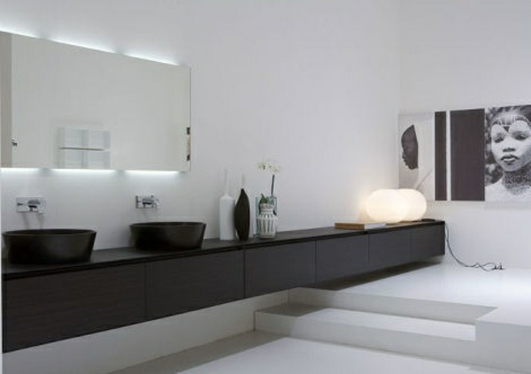 miroir contemporain salle de bain