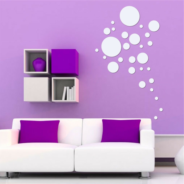 Stickers-miroir-decoration-murale-violet