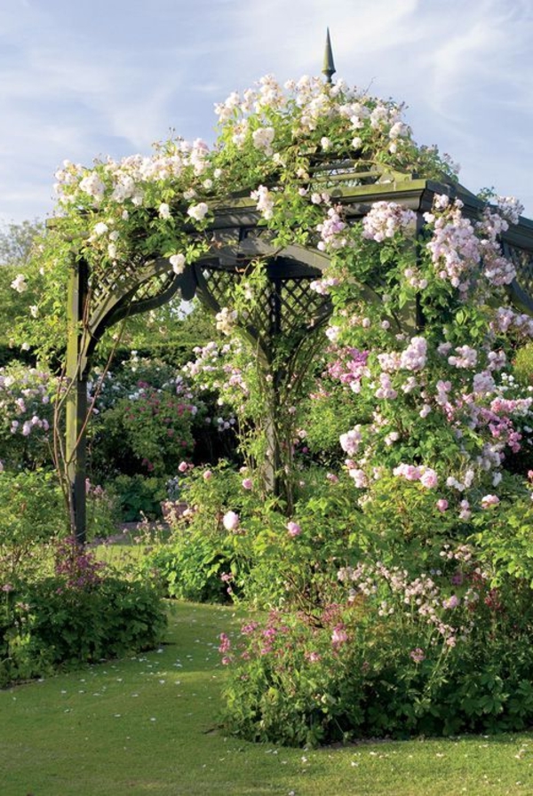 gloriette-de-fleurs-jardin-cour-moderne-vert