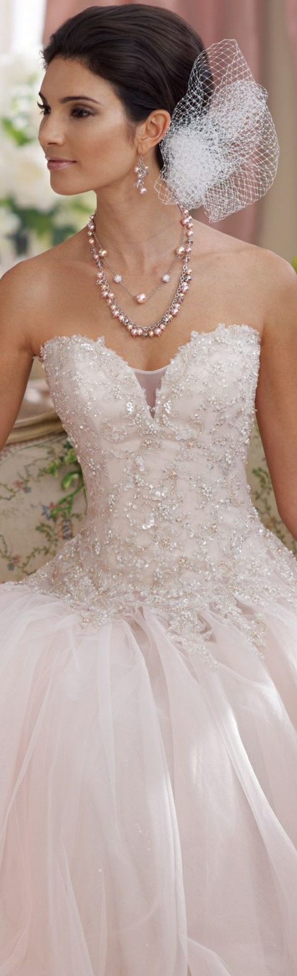 La robe de mariée rose - 60 idées originales!