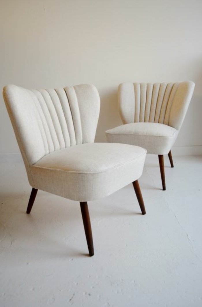 fauteuils cabriolet mini fauteuil beige chaises de salon modernes pour votre salon moderne