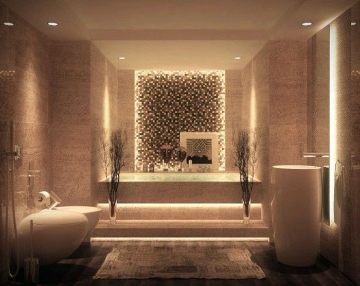 miroir-lumineux-salle-de-bain-miroir-leroy-merlin-beige-dans-la-bain-moderne