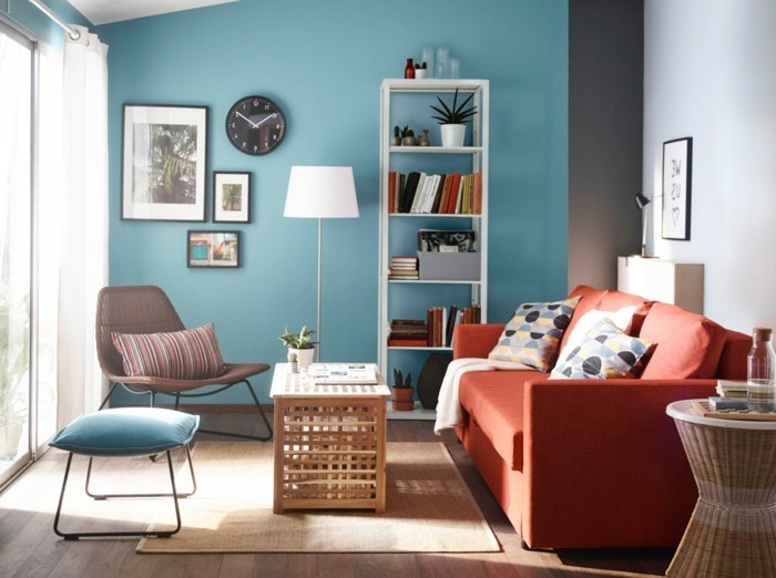 decoration-intérieur-fauteuil-suedois-fauteils-vintage-scandinave-en-bleu