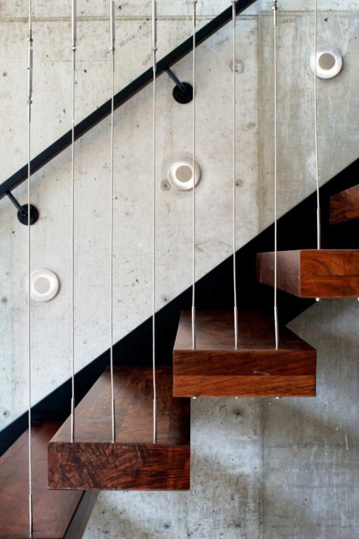 escalier-suspendu-design-bois-et-fer-escalier-flottant-magnifique