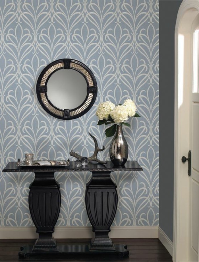 0-idees-papier-peint-pour-couloir-couleur-gris-bleu-pour-avoir-le-meilleur-couloir-meubles-chic