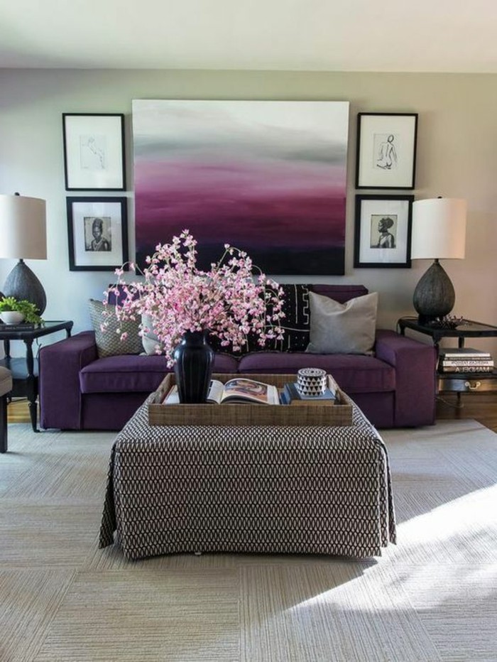 1-joli-salon-violette-avec-moquette-castorama-gris-meubles-d-interieur