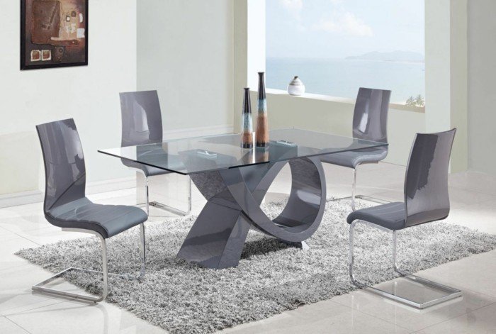 moderne-de-salle-a-manger-table-de-salle-a-manger-design-avec-rallonge-gris