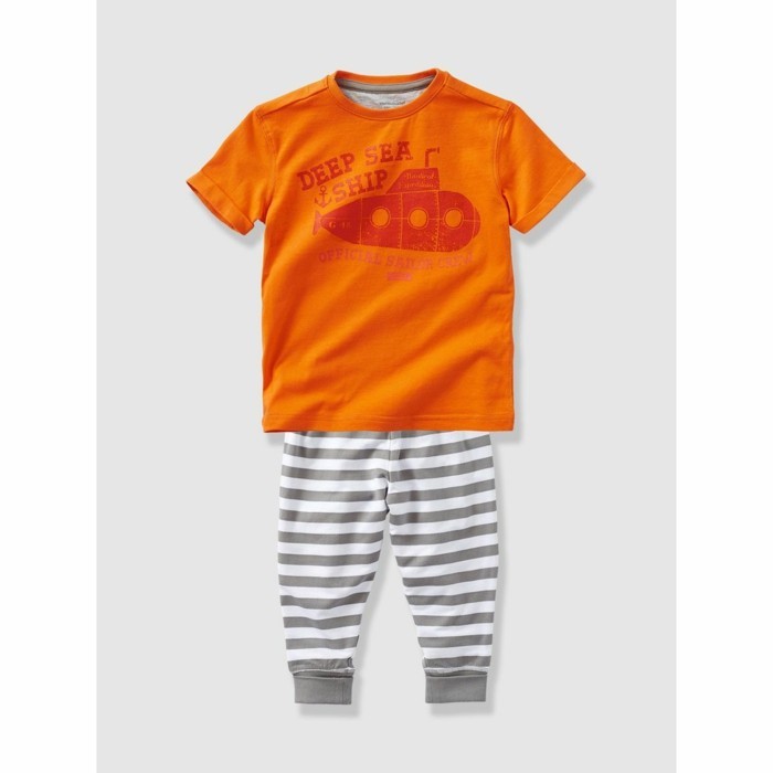 pijamas-été-enfant-en orange-Vertbaudet-La-Redoute-resized