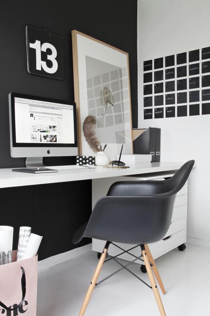 bureau-style-scandinave-bureau-blanc-suspendu-chaise-scandinave