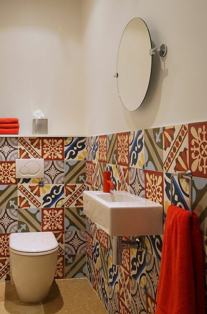 carrelage-patchwork-salle-de-bain-originale-carreaux-de-ciment