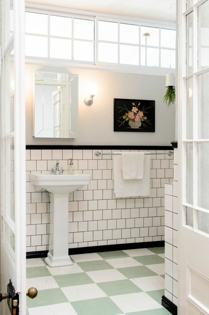 lavabo-retro-carrelage-metro-blanc-et-damier-au-sol