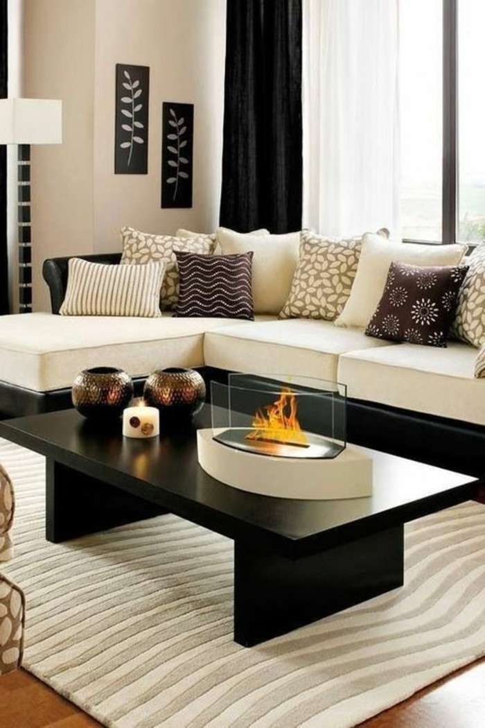 tapis-modernes-un-hall-elegant-table-noir-canape