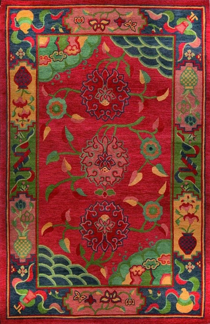 tapis-modernes-un-tapis-classique-de-tibet