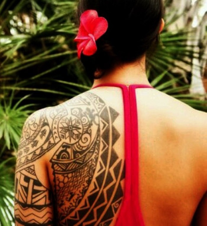 Tatouage Polynesien Bras Pour Femme