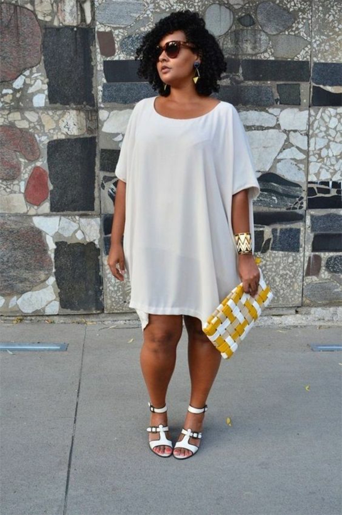 Белое Платье Для Полных Женщин Фото