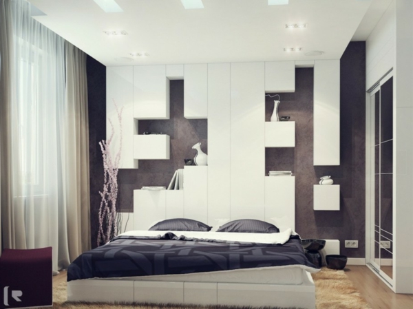 minimaliste-chambre-a-coucher-blanc-décoration
