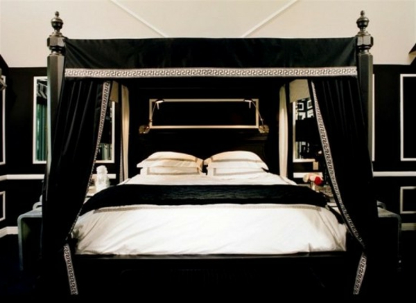 chambre-à-coucher-adulte-style-gotique-simple-noire-blanc