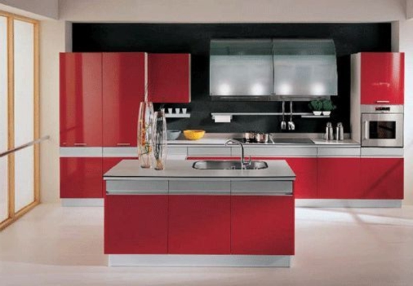 cuisine-rouge-moderne-design