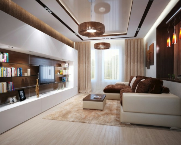 21 idées déco salon aux couleurs et matériels naturels bois ... Idée déco salon bois