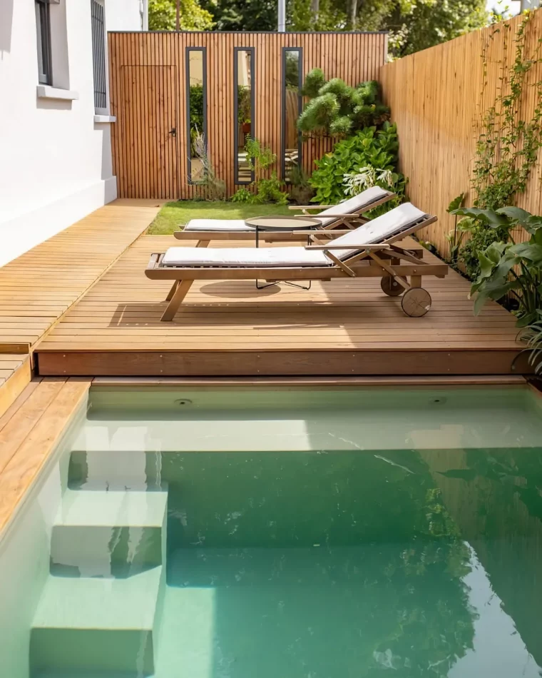comment peut on avoir une piscine dans un petit jardin