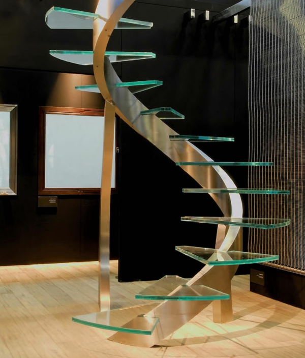 escalier helicoidal contemporain