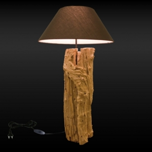Comment faire une lampe en bois flotté ?