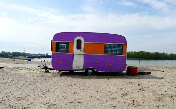 rétro-caravane-violet
