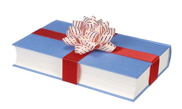 Gift wrapped book