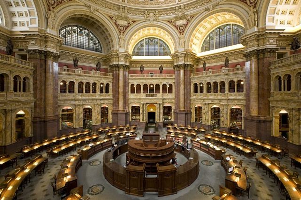 design-intérieur-architecture-unique-bibliothèque-du-congress