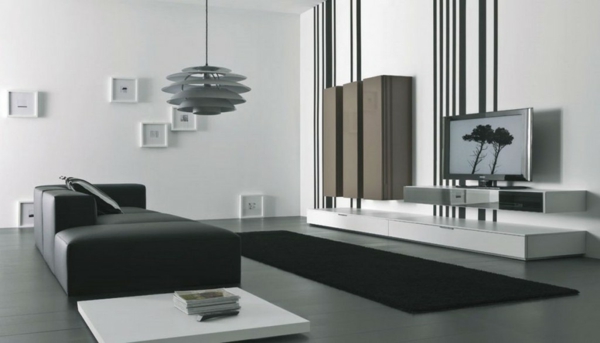 decoration-noir-et-blanc-contemporain-table-basse-canapes-cuir