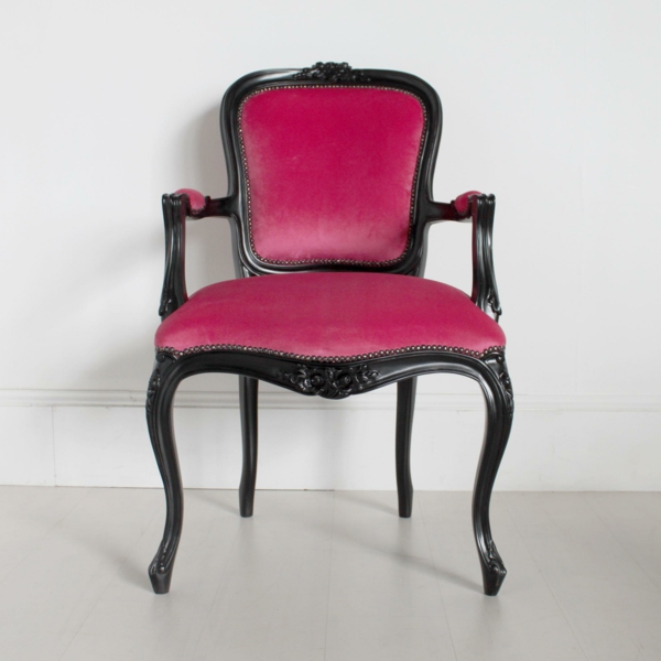 fauteuils-voltaire-chaise-rose