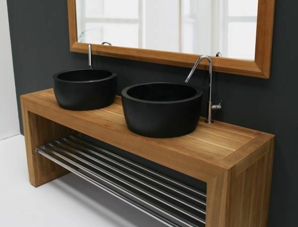 lavabo-noir-double-salle-de-bains-bois