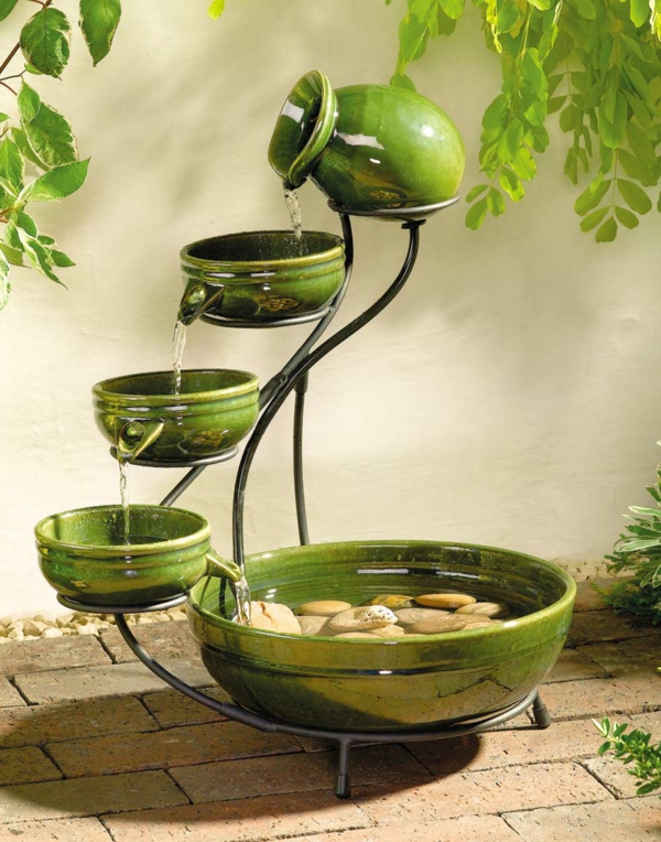 le-fontaine-d'intérieur-design-poterie-verte