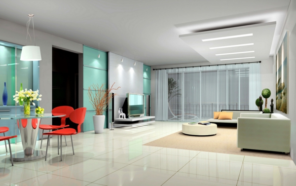 mobilier-de-design-contemporain-une-salle-de-séjour-vaste-et-moderne