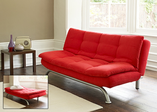 canapé-lit-design-en-rouge
