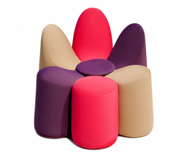 fauteuil-roche-bobois-en-couleurs-différentes
