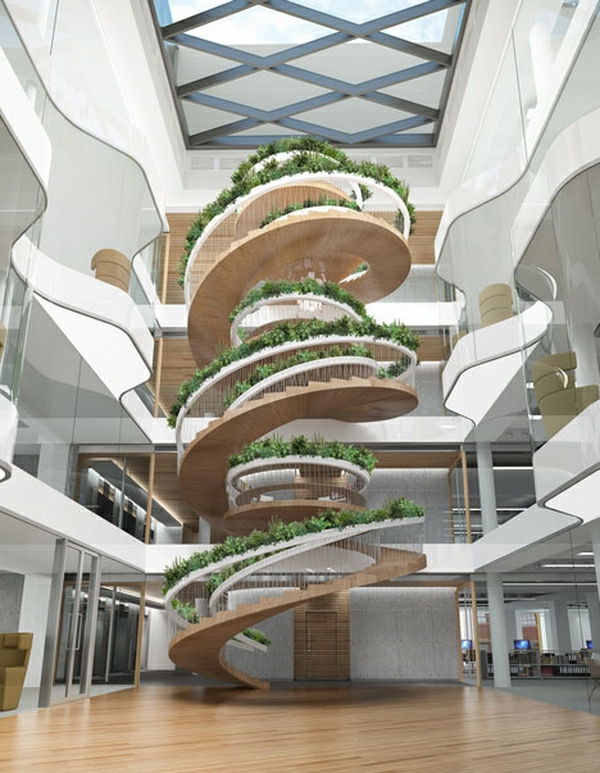idée-escalier-spirale-unique-design-moderne