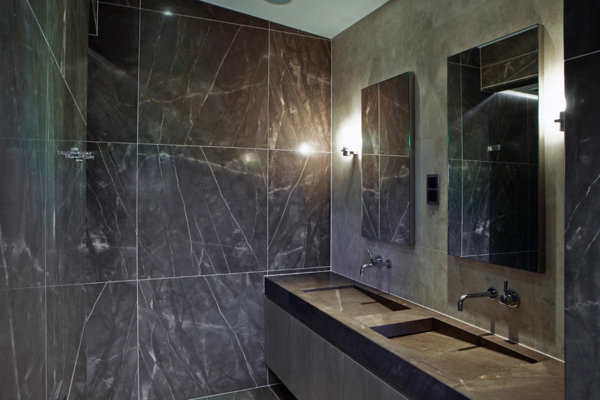 meuble-salle-de-bain-à-double-vasque-en-marbre-noir