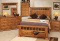 Les meubles rustiques traditionnels créent une ambiance chaleureuse et cosy
