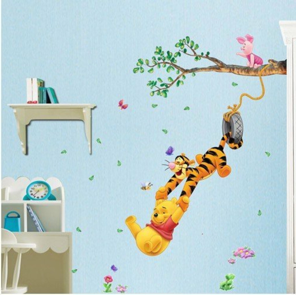 stickers-pour-chambre-bébé-avec-Winnie-the-Pooh