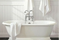 La baignoire sabot est un bijou pour votre salle de bains à thème baroque