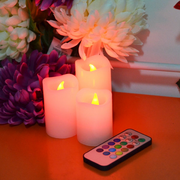 bougie-led-rechargeable-ddécoration-fleurs-et-bougies