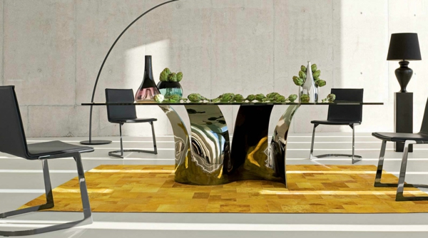 la-table-roche-bobois-table-originale-et-intérieur-magnifique