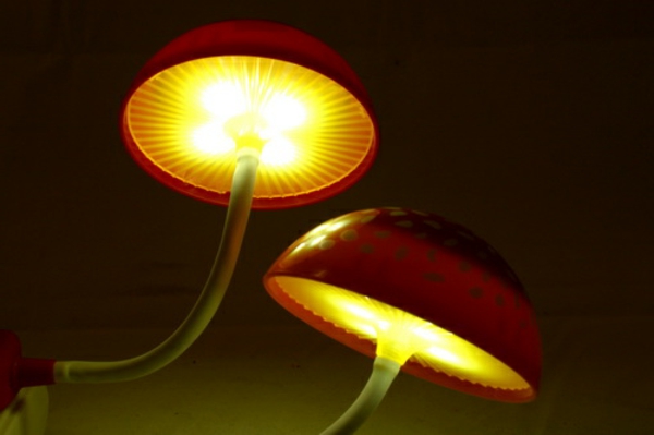 lampe-champignon-deux-lampes-rouge