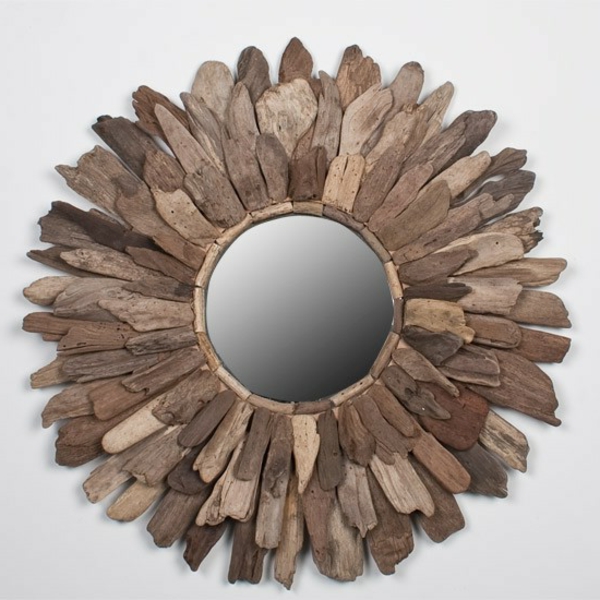 miroir-à-bois-flotté-miroir-rond-symétrique