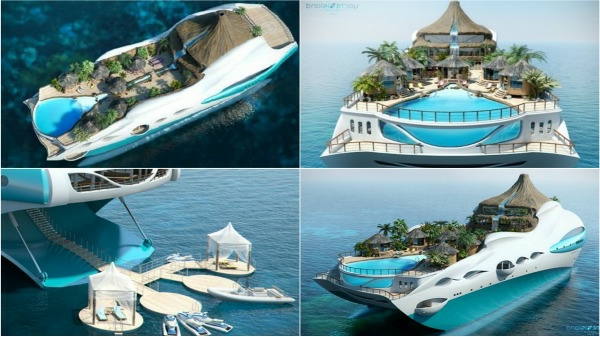 yacht-tropical-île-design