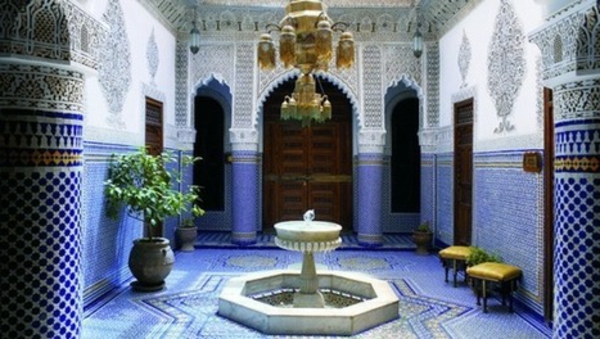 bleu-décoration-marocain