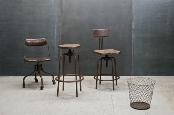 chaises-industrielles-chaises-en-bois-et-métal