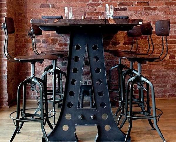 chaises-industrielles-mobilier-indutriel-en-bois-et-métal