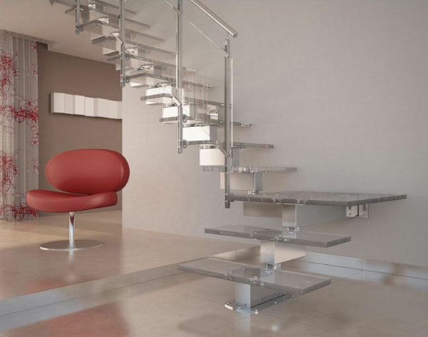 escalier-flottant-en-verre-intérieur-minimaliste-joli